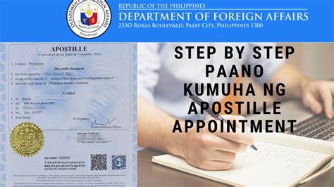 dfa apostille appointment urgent|Apostille.